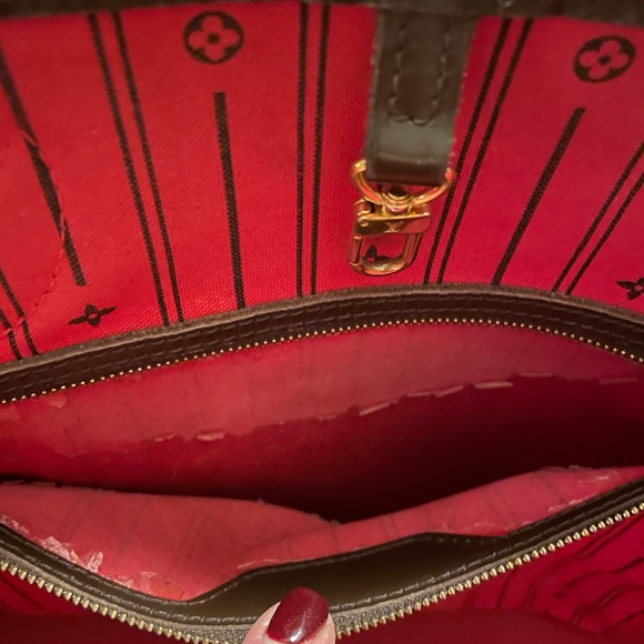 Louis Vuitton Damier Neverfull GM Tote Bag w/RECEIPT AND Custom Organizer Insert - Picture 8 of 16